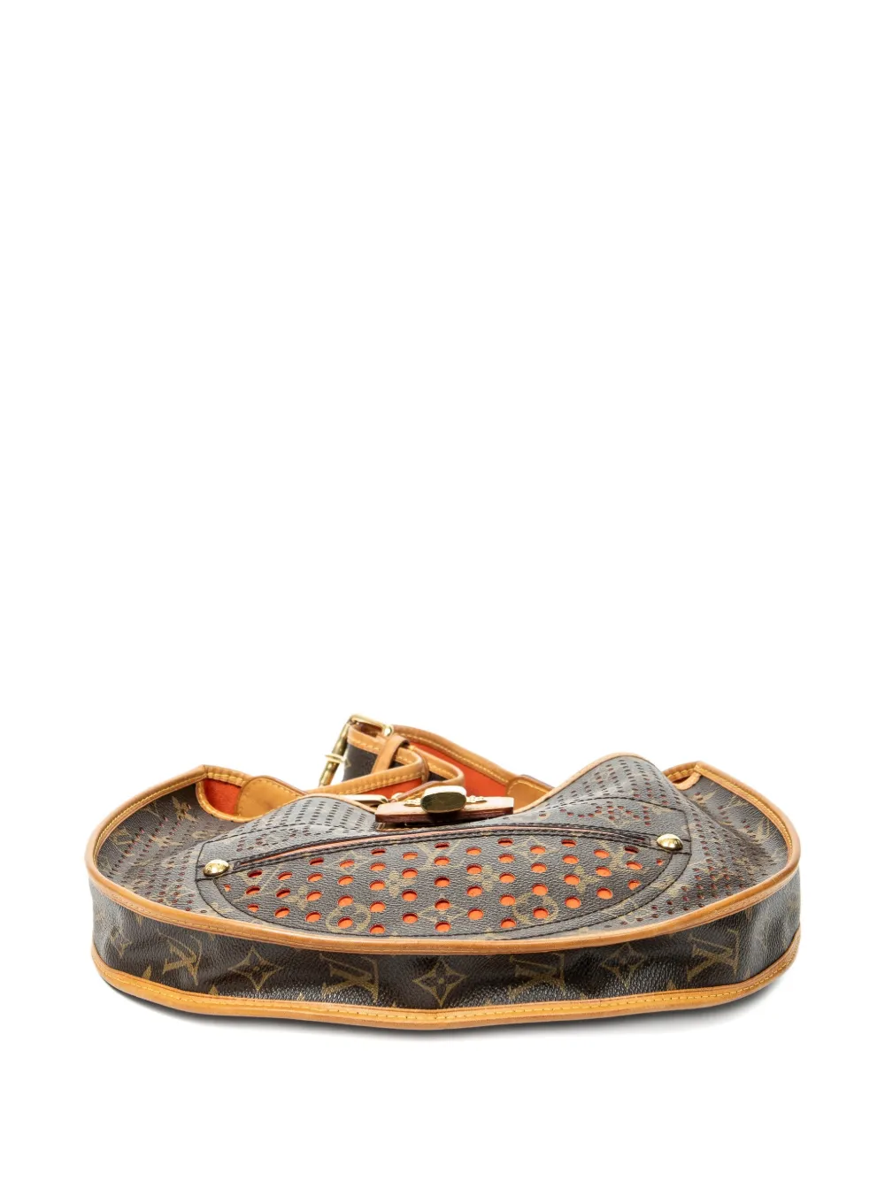 Louis Vuitton Pre-Owned 2006 Demi Lune schoudertas met monogram Bruin
