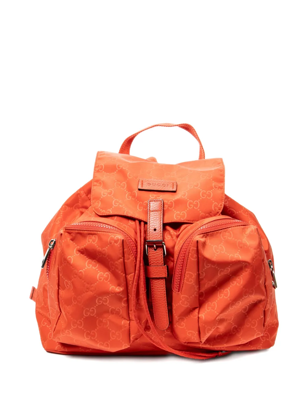 Gucci Pre-Owned Zaino con logo - Arancione