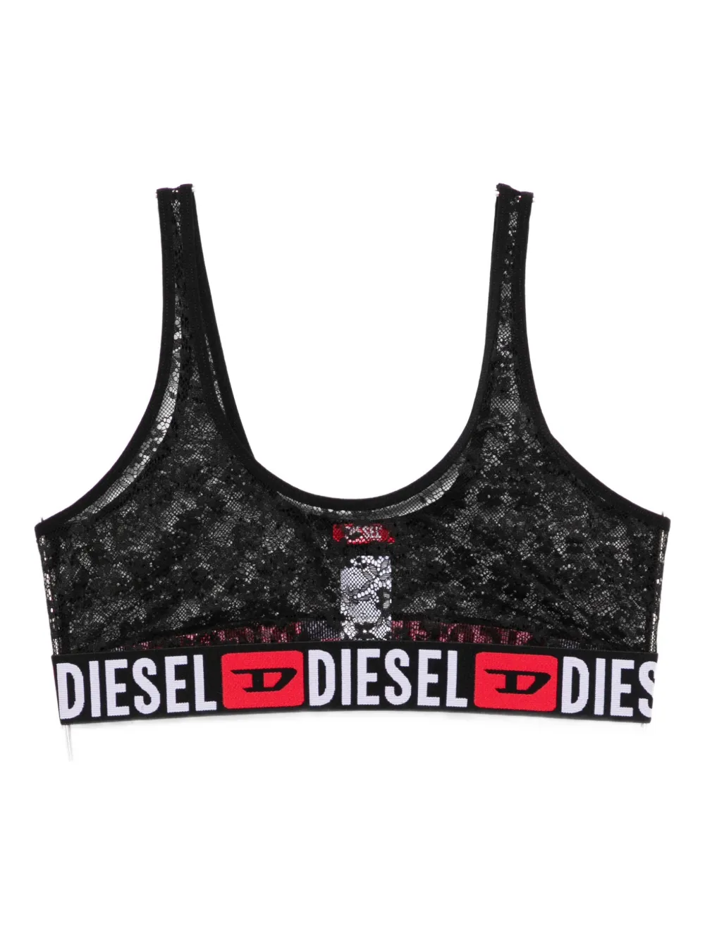 Diesel Ufsb-Oriba lace bra - Nero