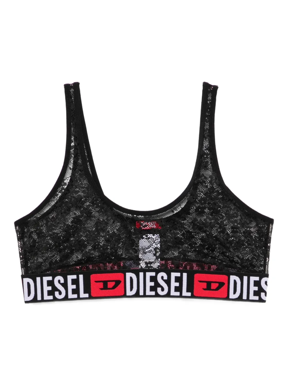 Diesel Ufsb-Oriba lace bra - Nero