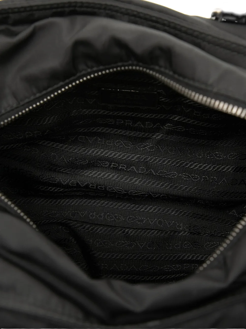 Pre-owned Prada 2013-2025 Tessuto Satchel In Black