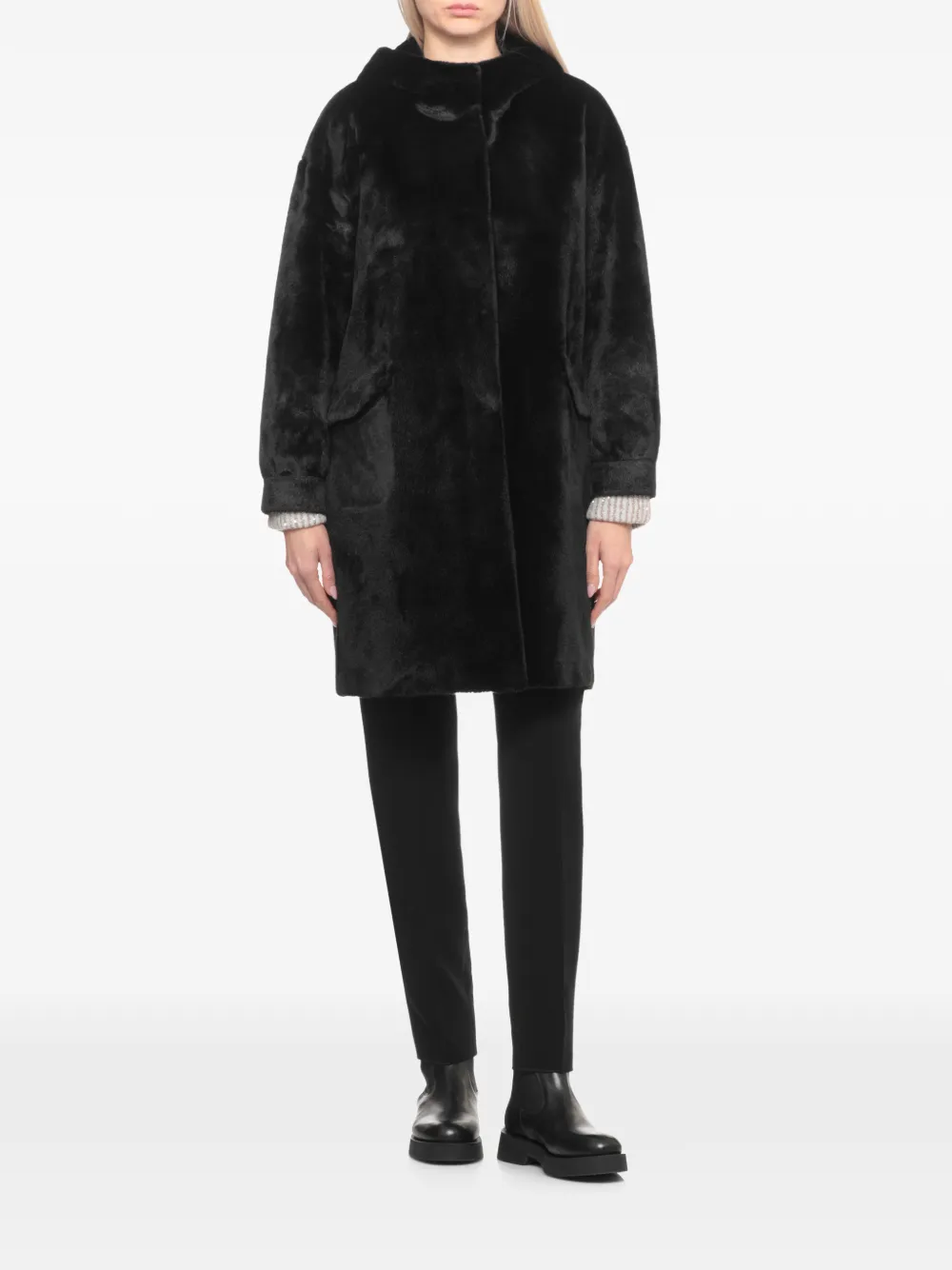 Betta Corradi faux-fur hooded coat | Faux Fur & Shearling Coats | Image 2