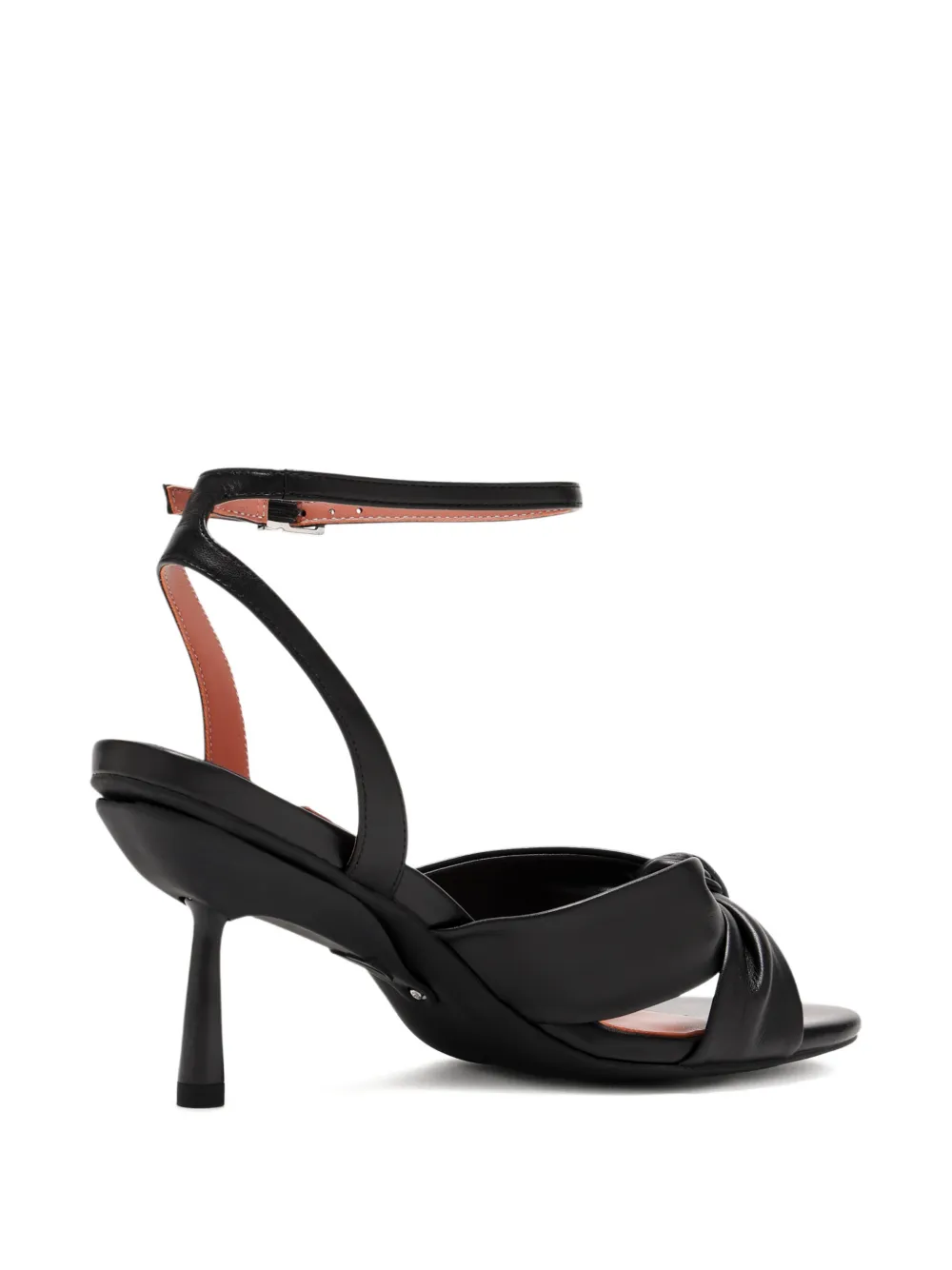 vice versa Everday 95 mm sandalen met geknoopt bandje Zwart
