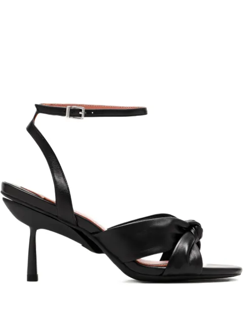 vice versa 95mm Everday knotted strap heeled sandals