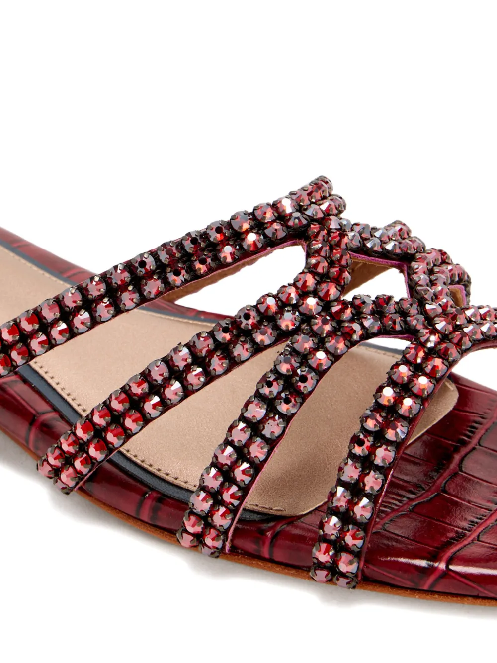 NICOLI Kalene sandalen met bandjes Rood