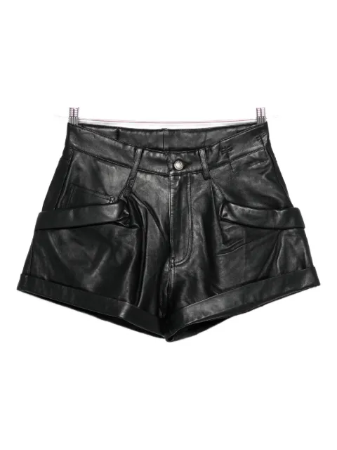 R13 Shorts aus Leder