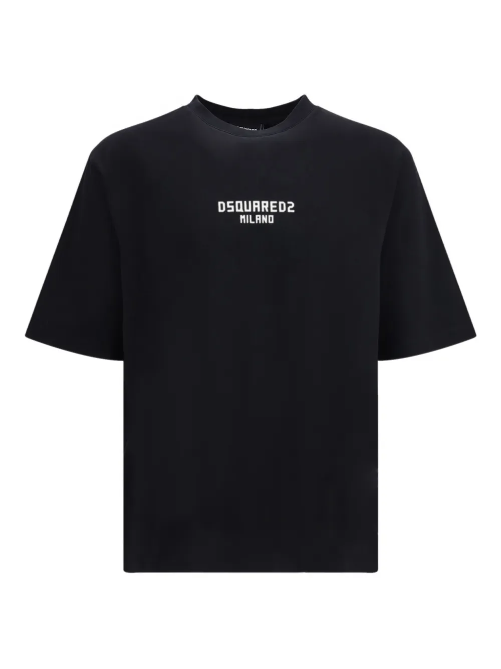 DSQUARED2 logo-detail round-neck T-shirt - Nero
