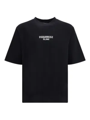 DSQUARED2 ロゴ Tシャツ | ブラック | FARFETCH JP