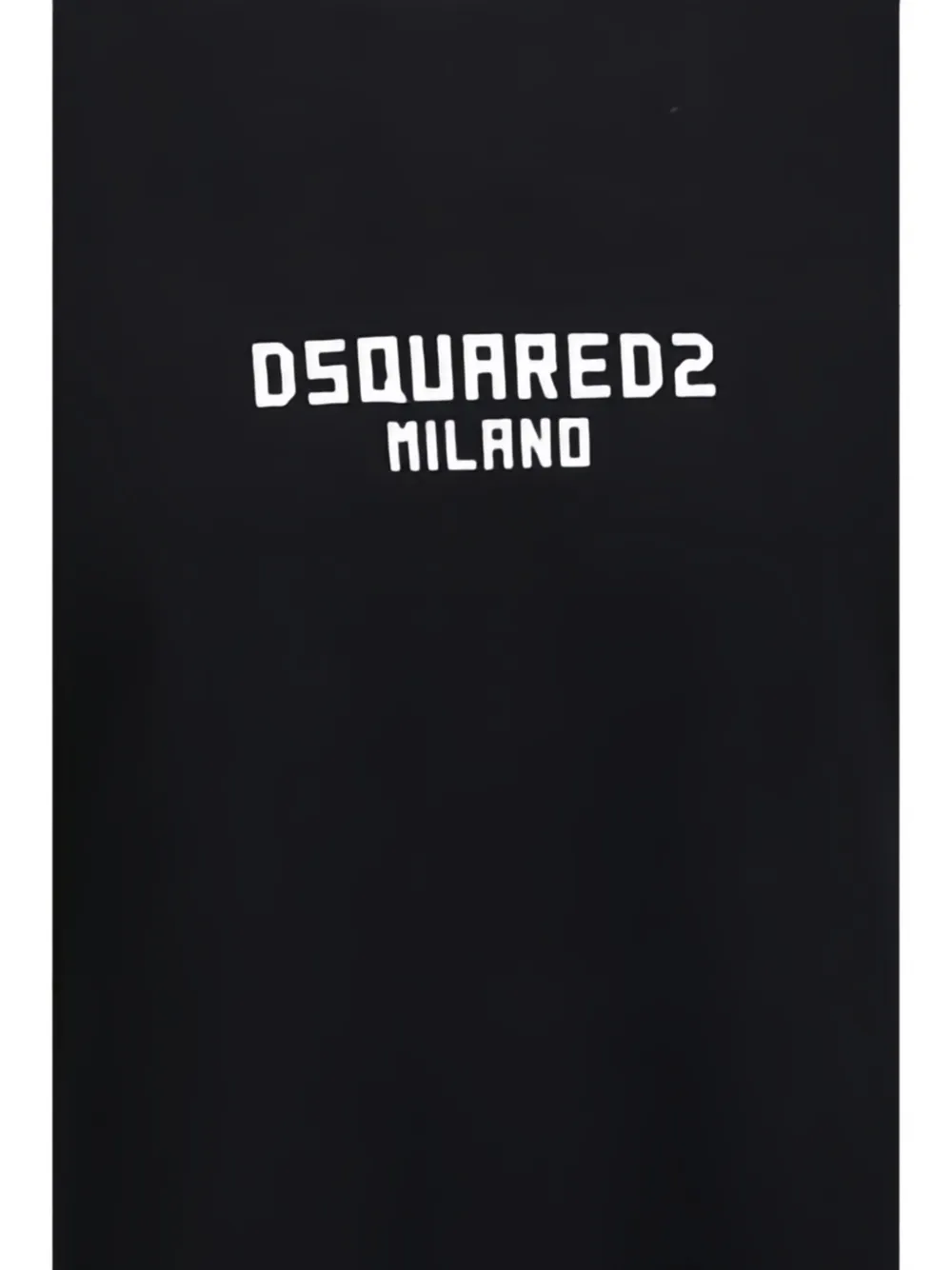 DSQUARED2 Milano ruimvallend T-shirt Zwart