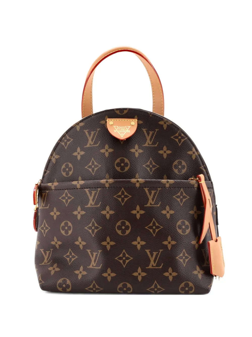 Pre-owned Louis Vuitton Moon Monogram Canvas Backpack In Brown
