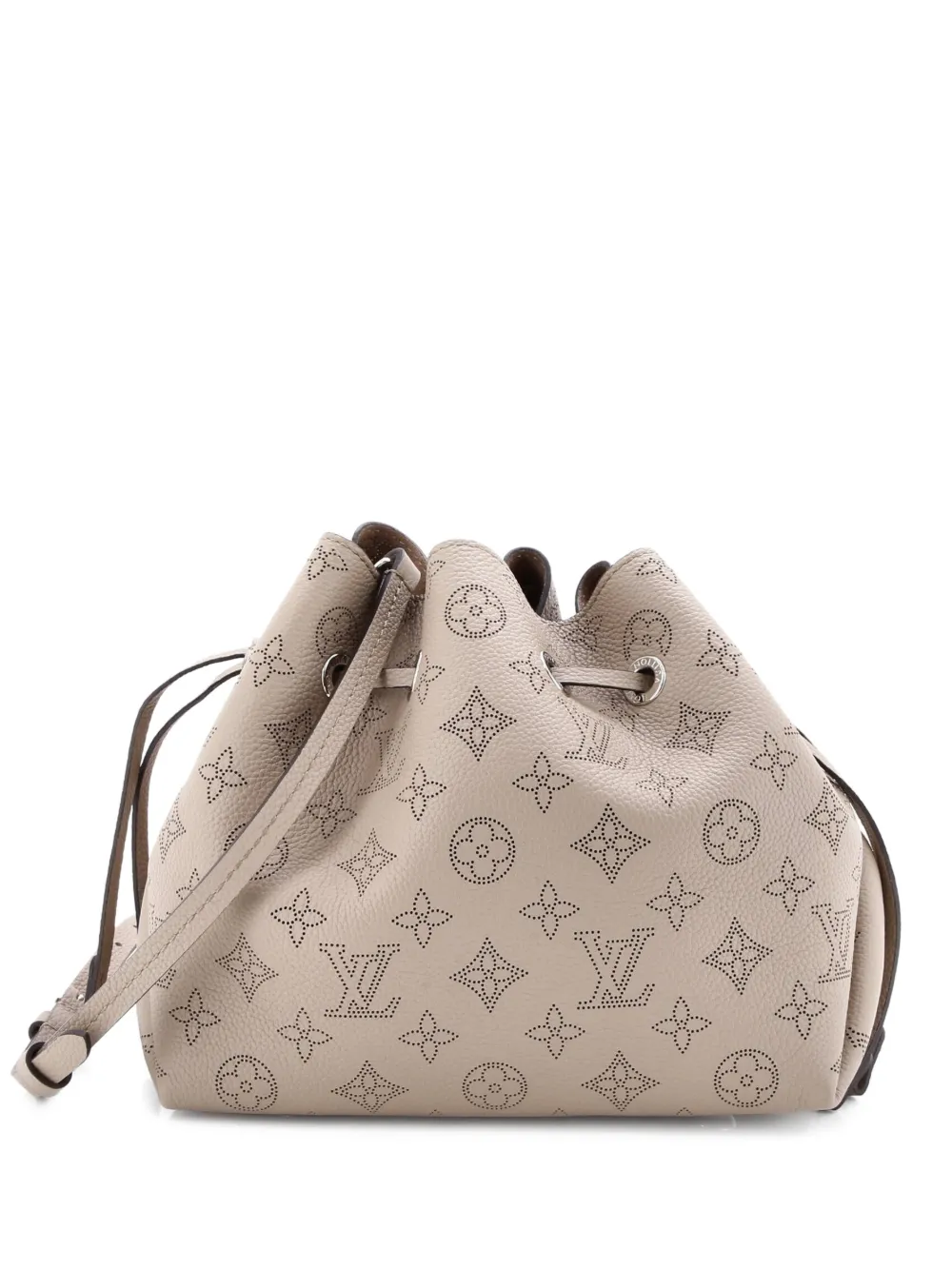 Louis Vuitton Pre-Owned Bella Mahina Leather bucket bag - Toni neutri