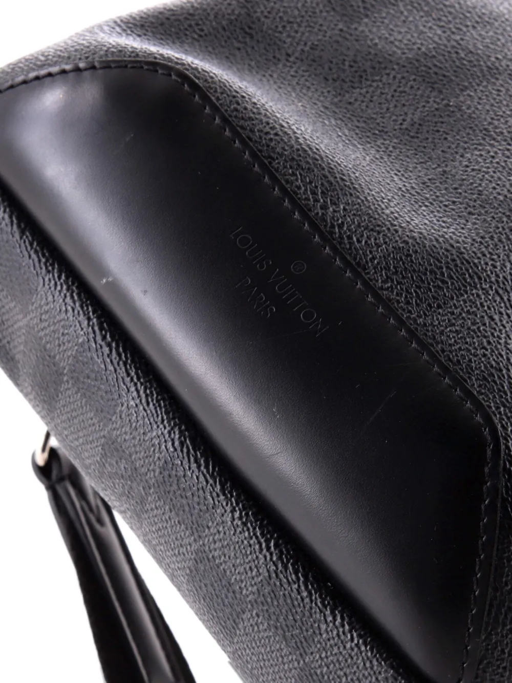 LOUIS VUITTON Pre-owned Avenue Sling Bag Damier Graphite Crossbody Bag In Black