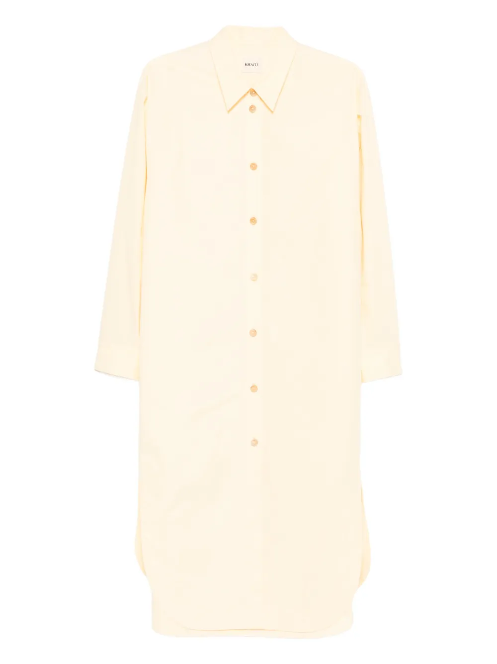 KHAITE Gloria midi dress - Giallo
