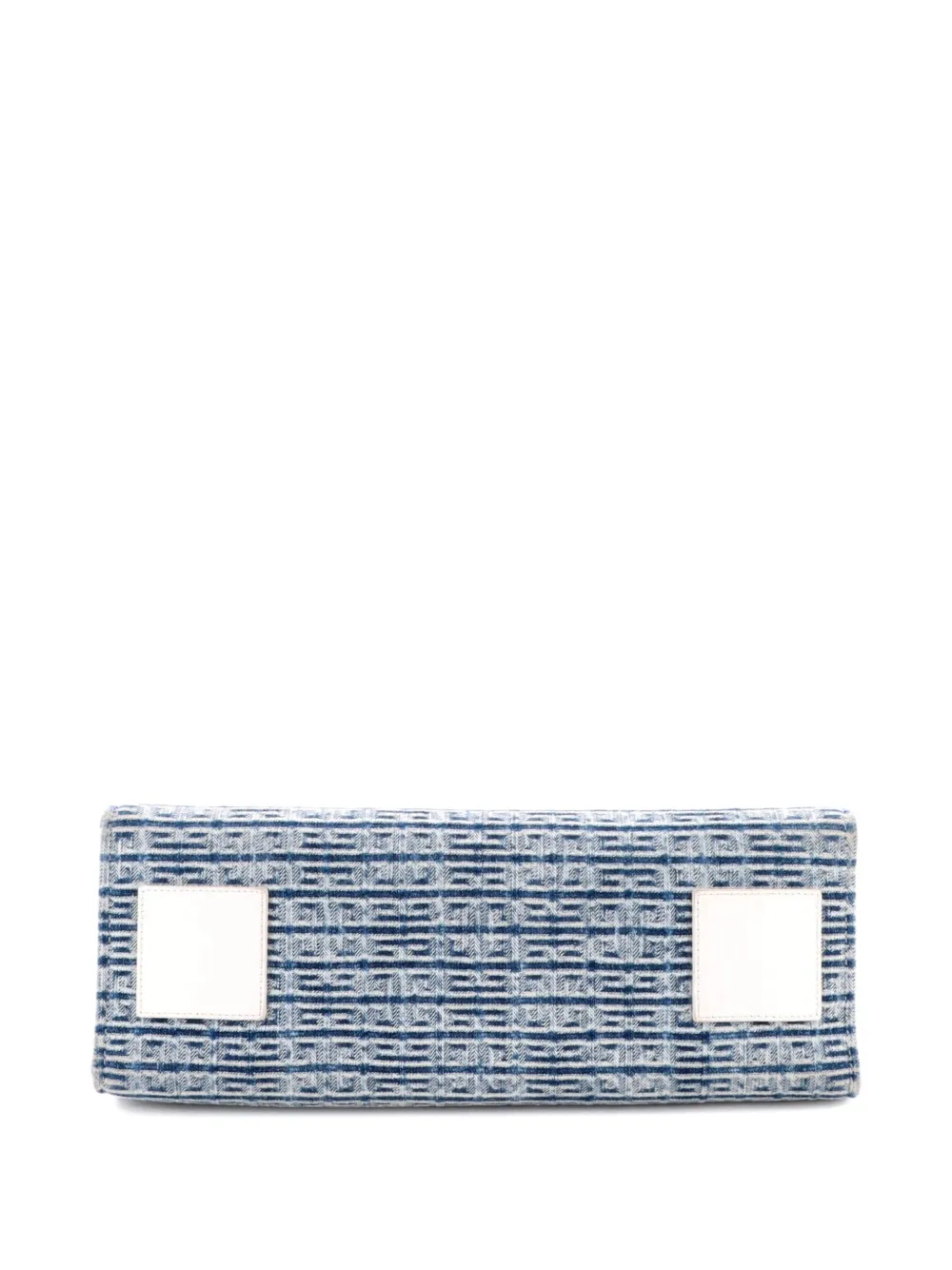 GIVENCHY Pre-owned G- 4g Denim Medium Tote Bag In Blue