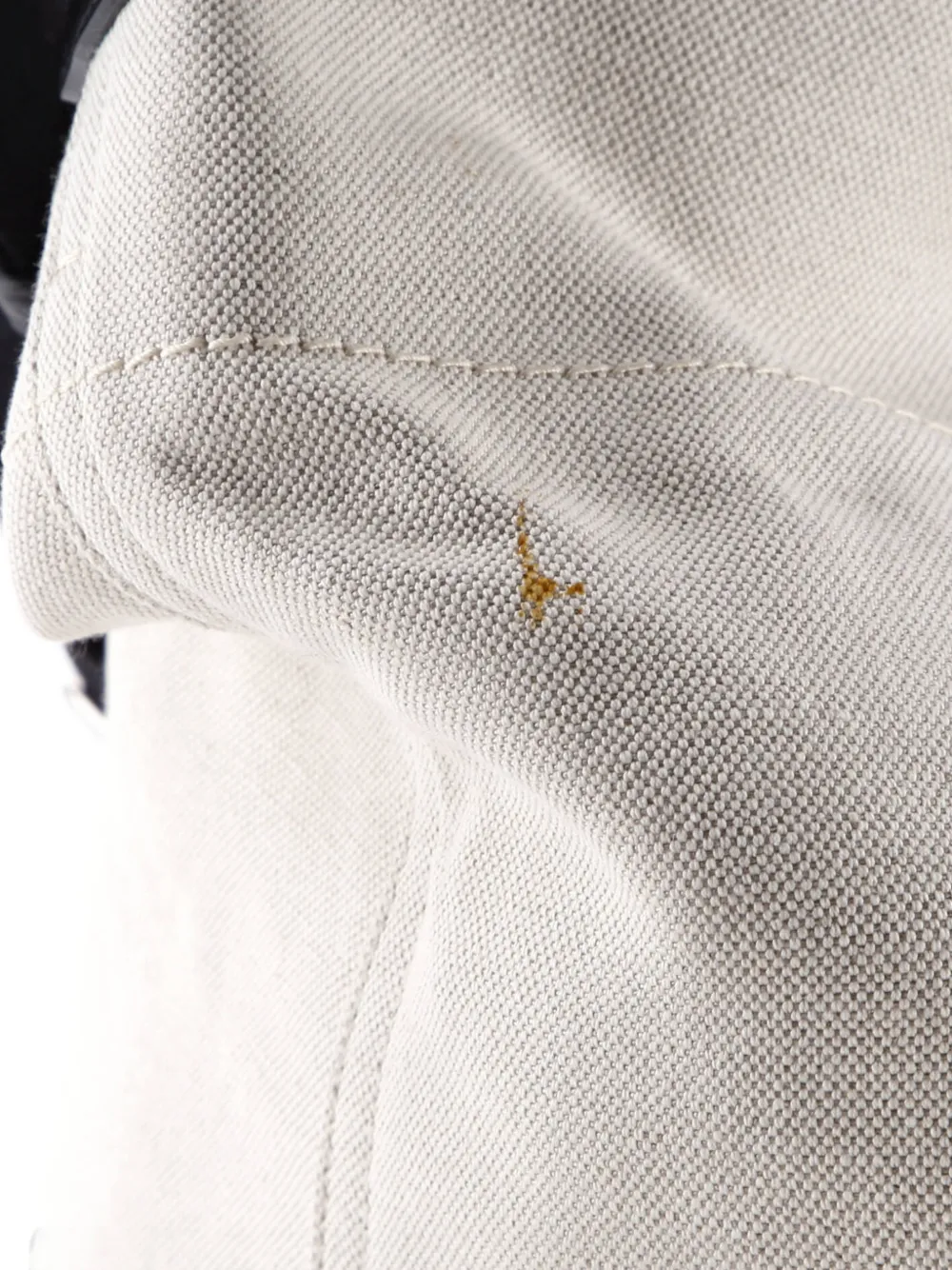 Pre-owned Saint Laurent Rive Gauche Shopper Canvas Maxi Tote Bag In Neutral