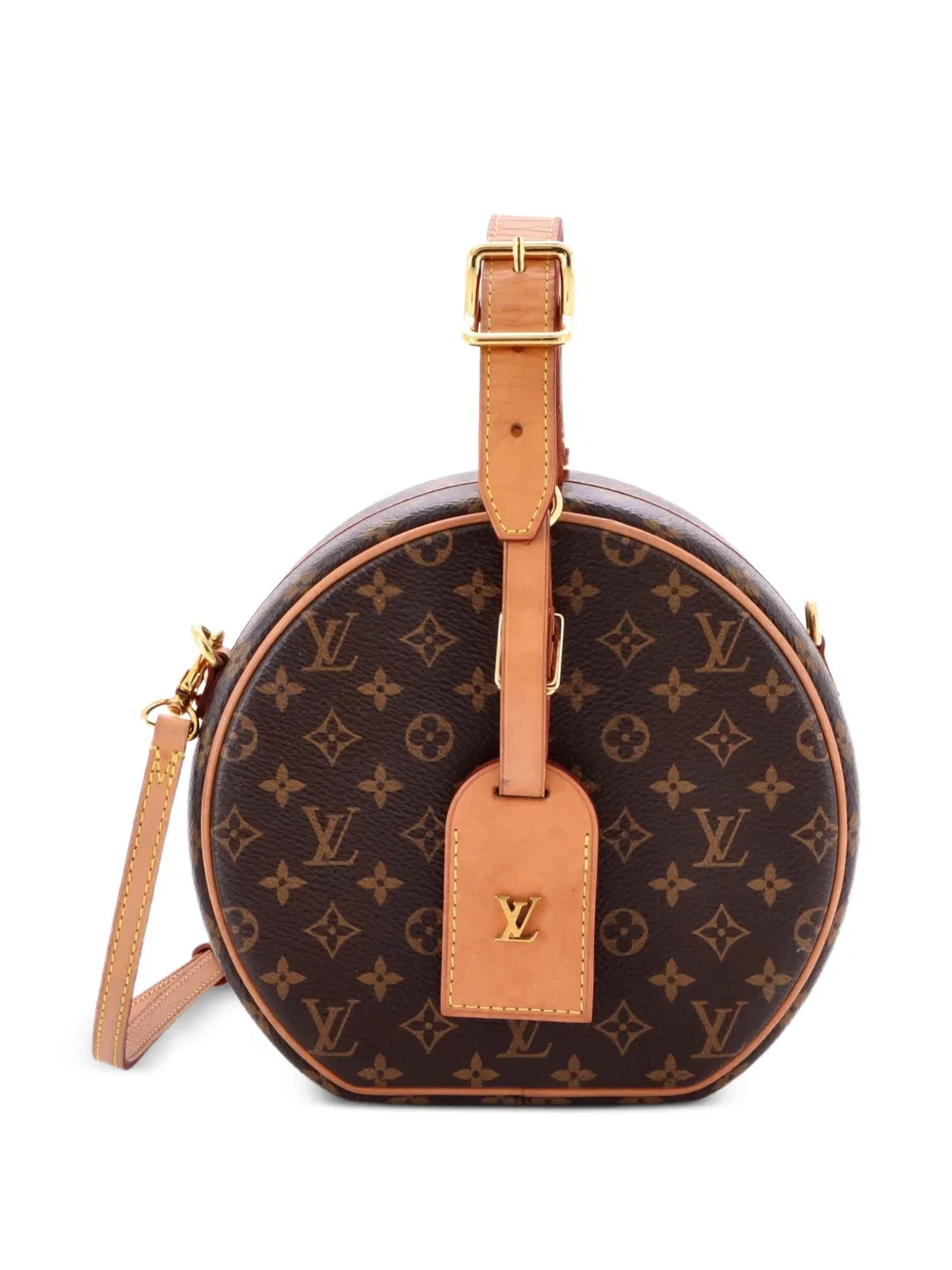 Louis Vuitton Pre-Owned Petite Boite Chapeau Bag Monogram Canvas crossbody bag - Marrone
