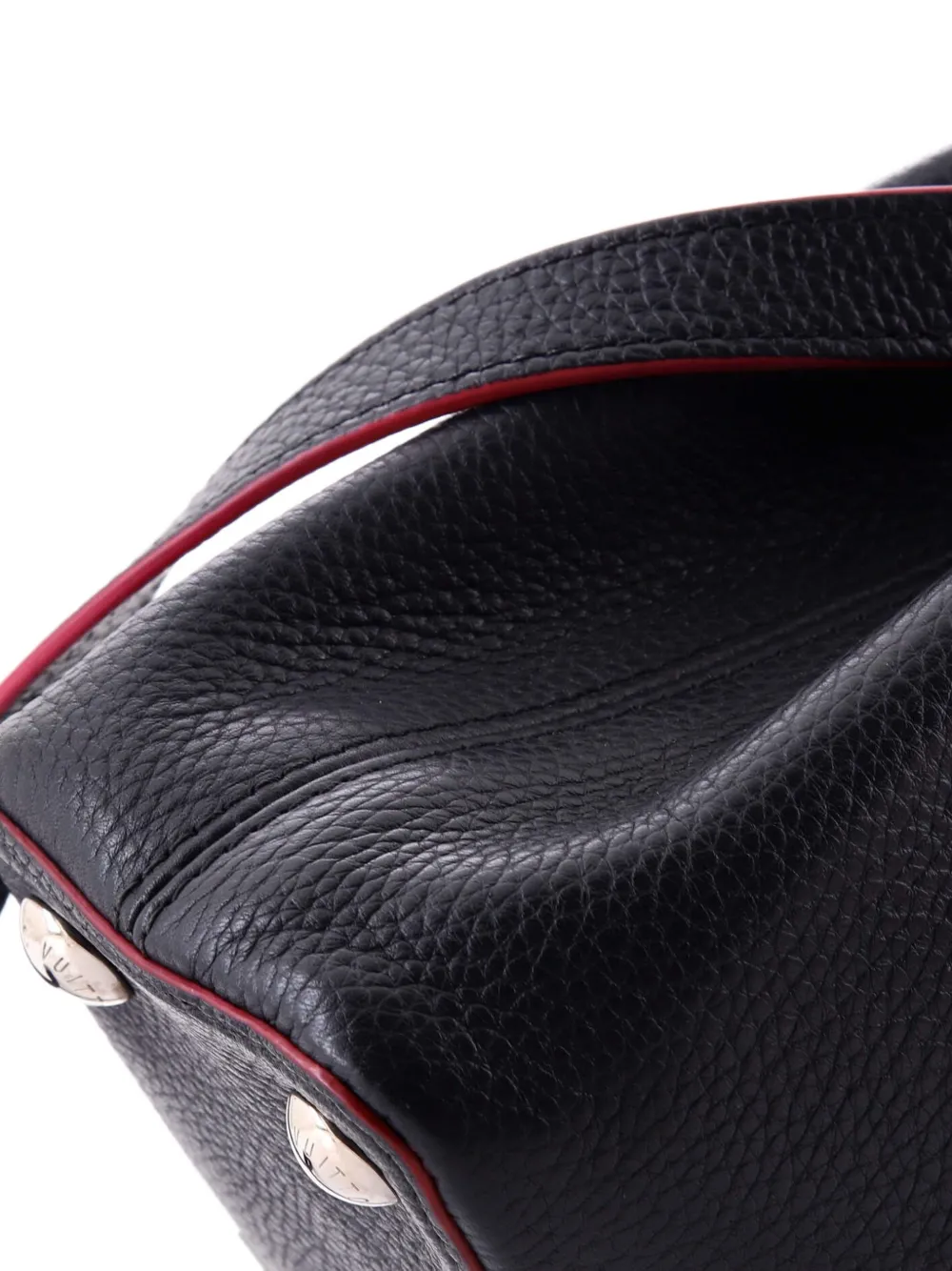 Pre-owned Louis Vuitton Capucines Bag Leather Bb Satchel In Blue