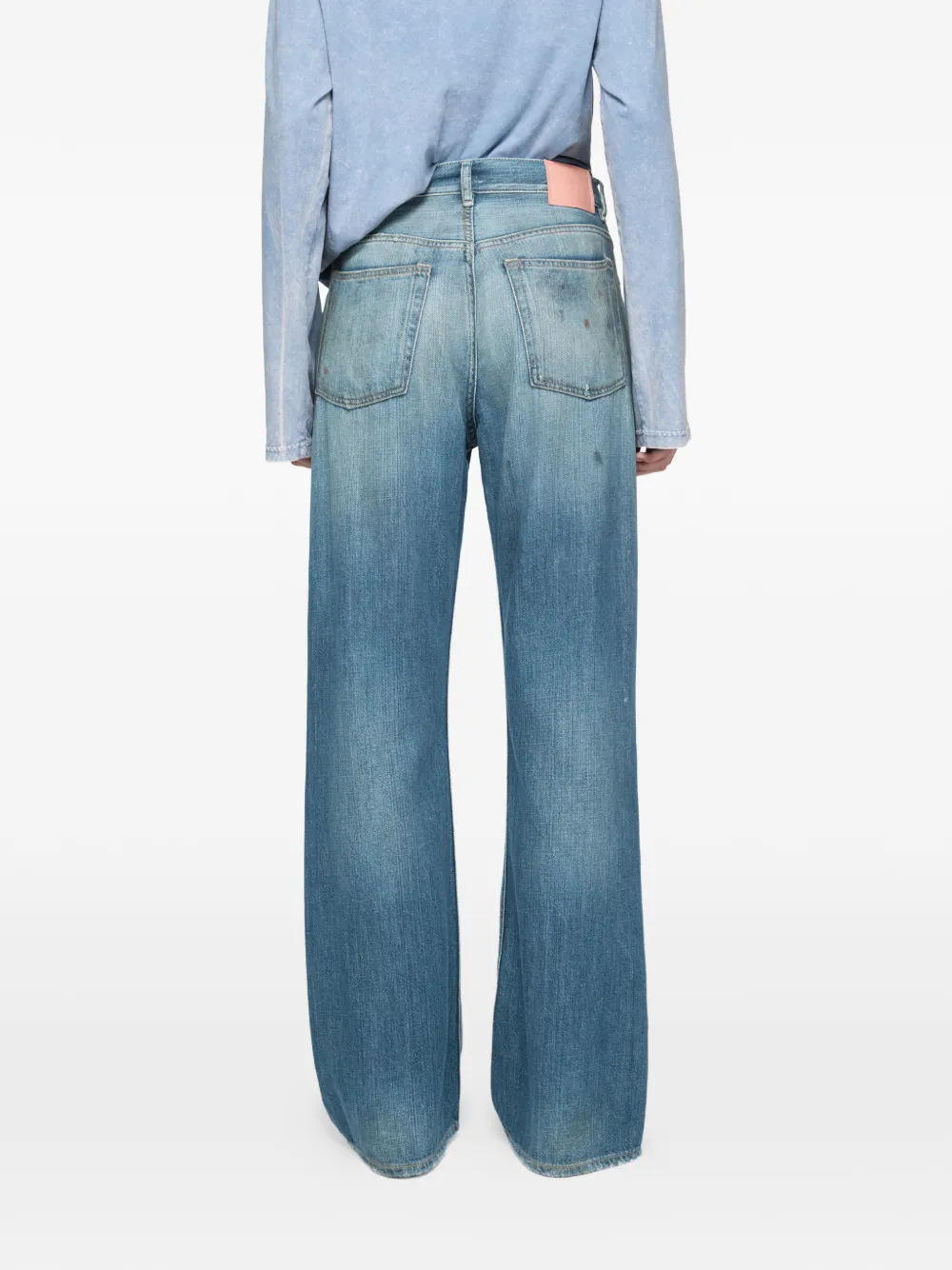 Acne Studios Regular-fit jeans Blauw
