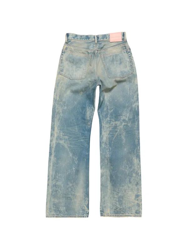 Acne Studios ライトブルーダメージデニムパンツ EUR 30 Acne Studios ダメージ ジーンズ | ブルー | FARFETCH JP