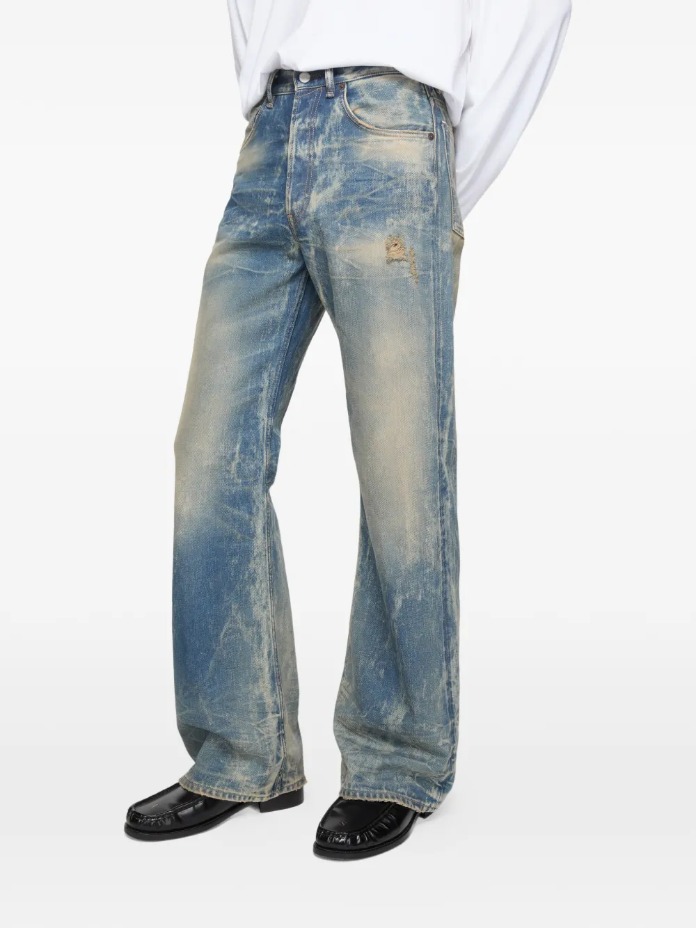 Acne Studios 2021M regular-fit jeans Blauw