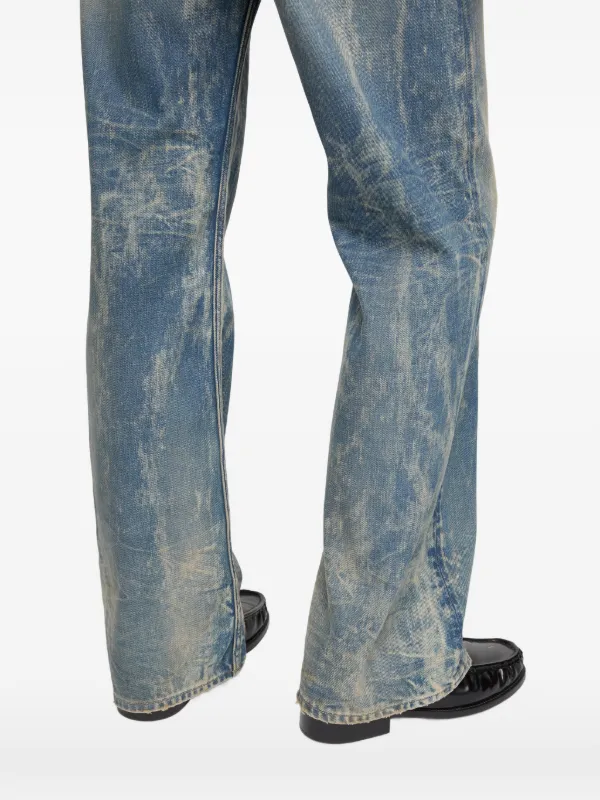 Acne Studios ダメージ ジーンズ | ブルー | FARFETCH JP