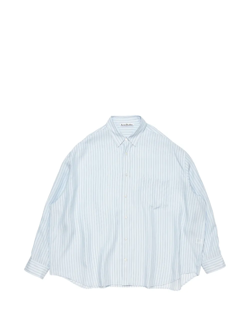 Acne Studios striped oversized shirt - Blue