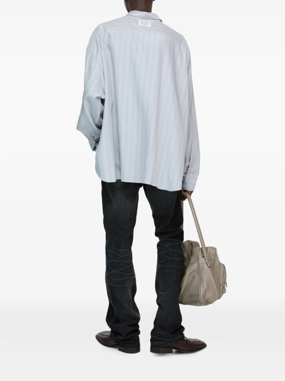  Acne Studios Striped Shirt - Grey 