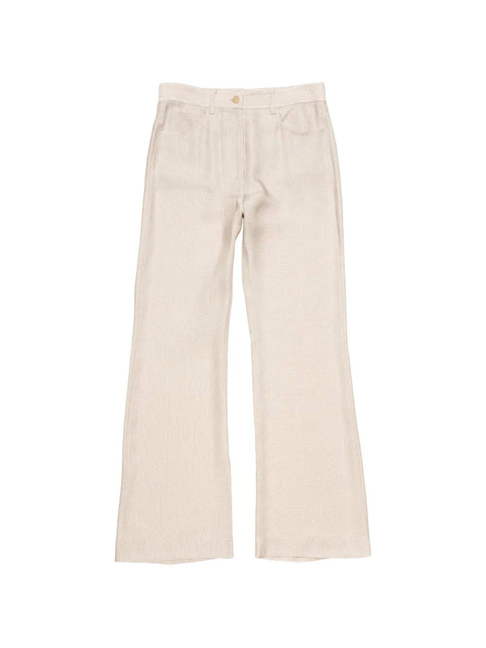 Acne Studios patterned trousers - Toni neutri