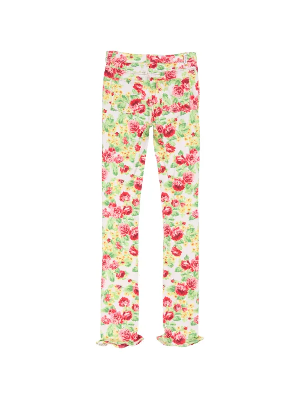 Acne Studios Printed Casual Trousers in Neutrals