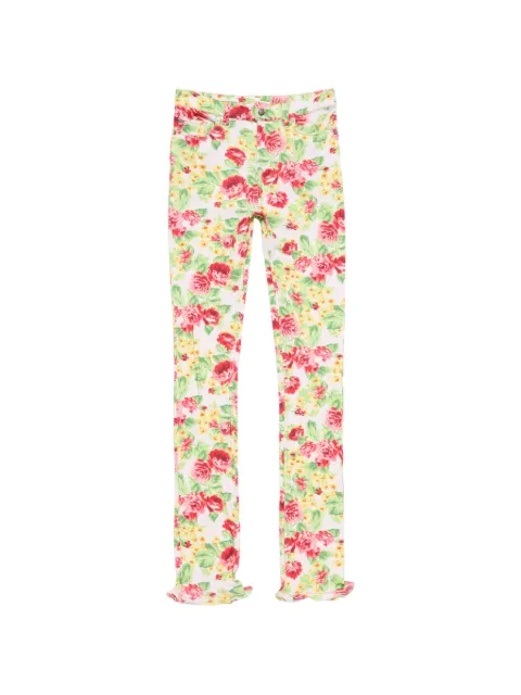 Acne Studios pantalones con estampado floral