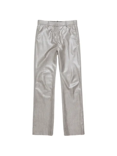 Acne Studios coated pinstripe trousers