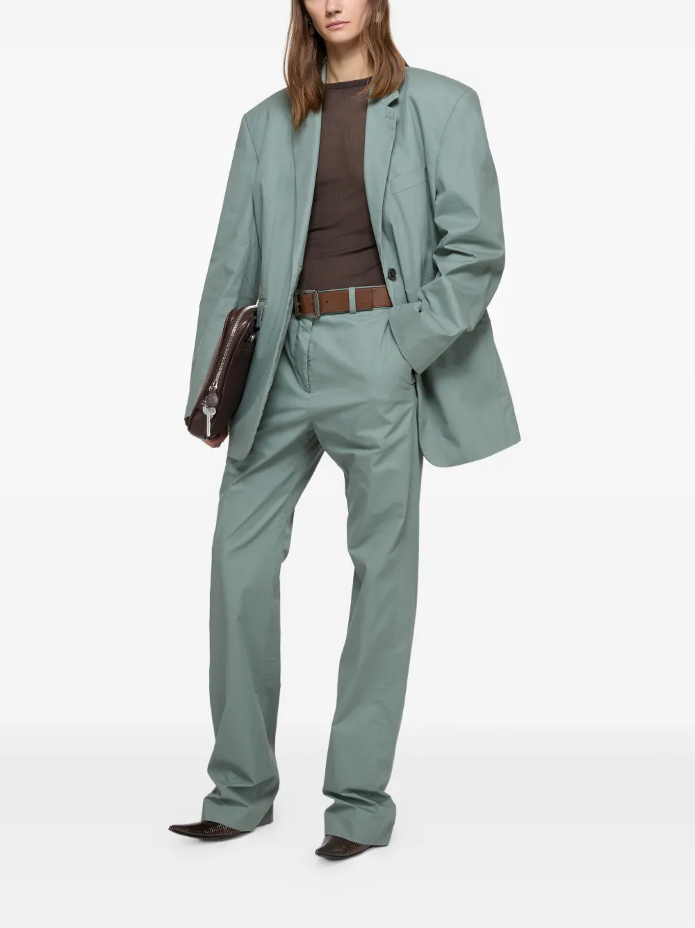 Acne Studios Twill pantalon Groen
