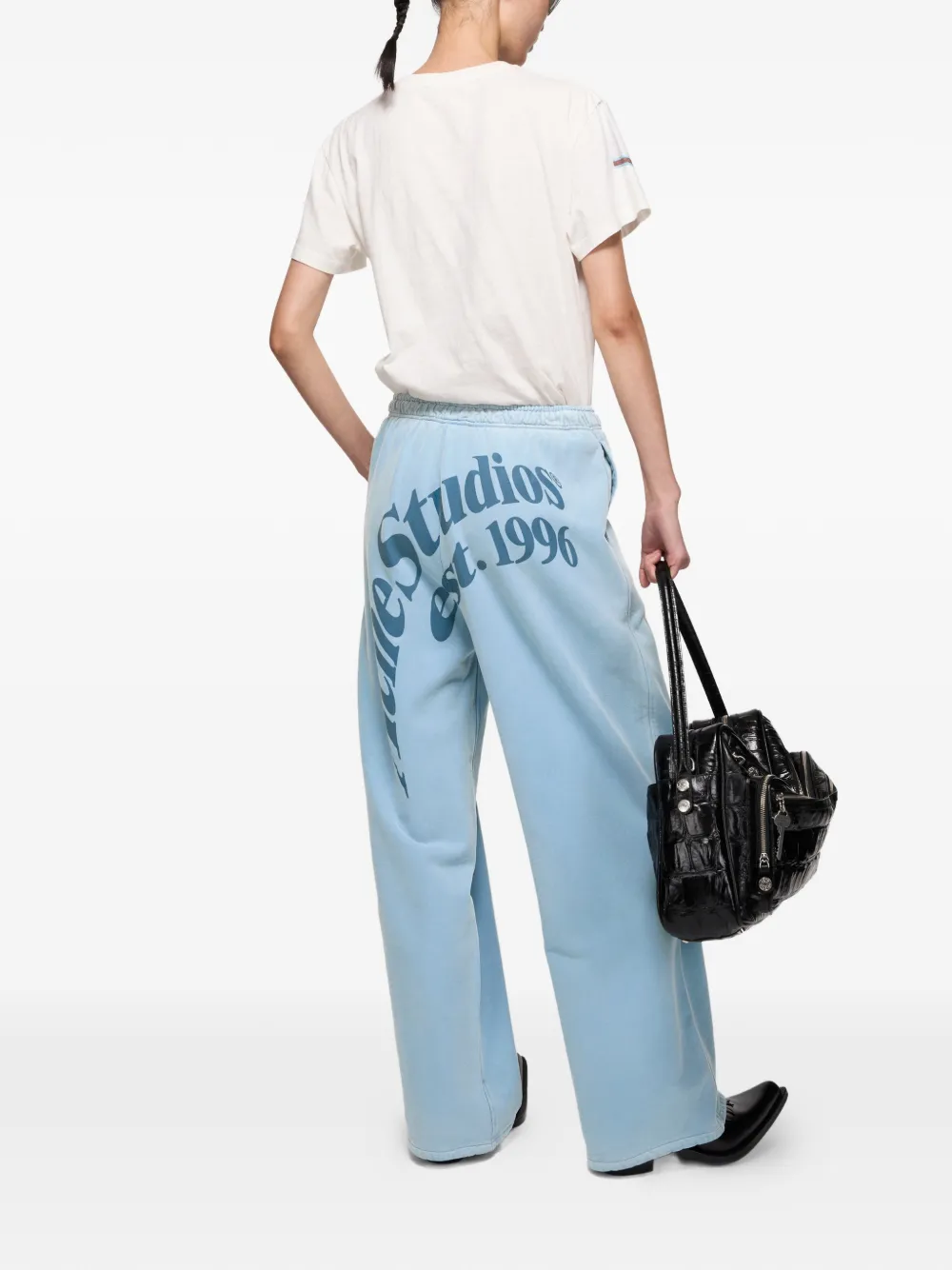 Acne Studios Joggingbroek met wassing Blauw
