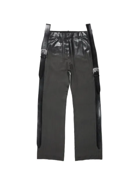 Acne Studios pantalones con detalle de hebilla