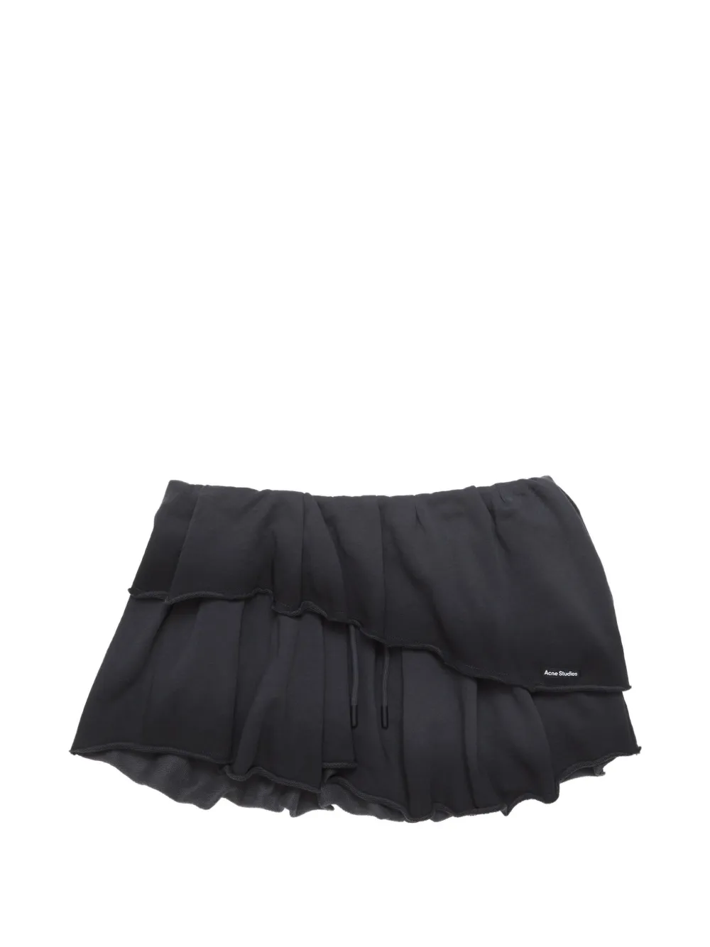 Acne Studios Minigonna con coulisse - Nero