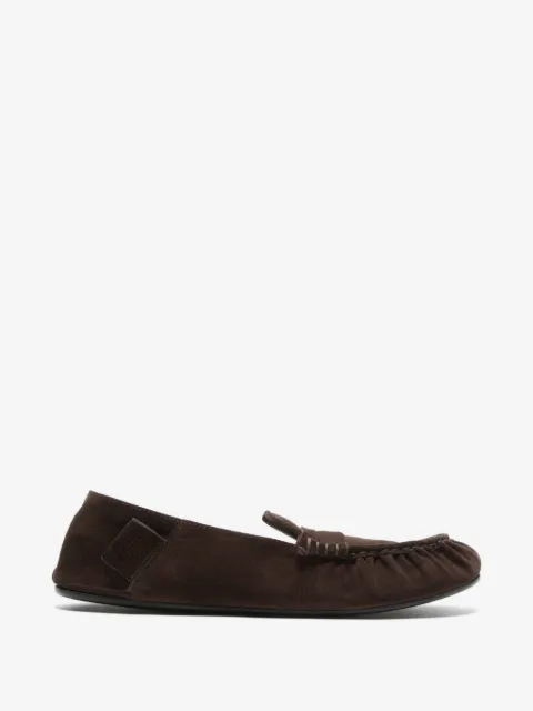 Acne Studios suede saddle loafers