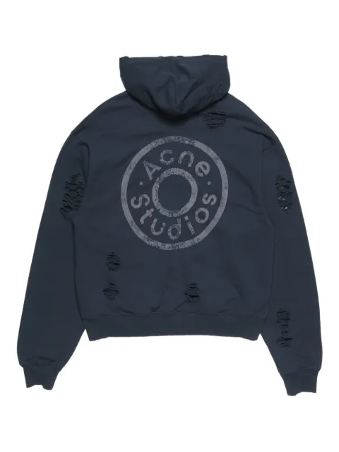 Acne Studios Felpa con effetto vissuto