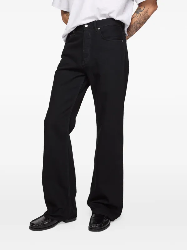 Acne Studios Regular Fit Jeans | Black | FARFETCH