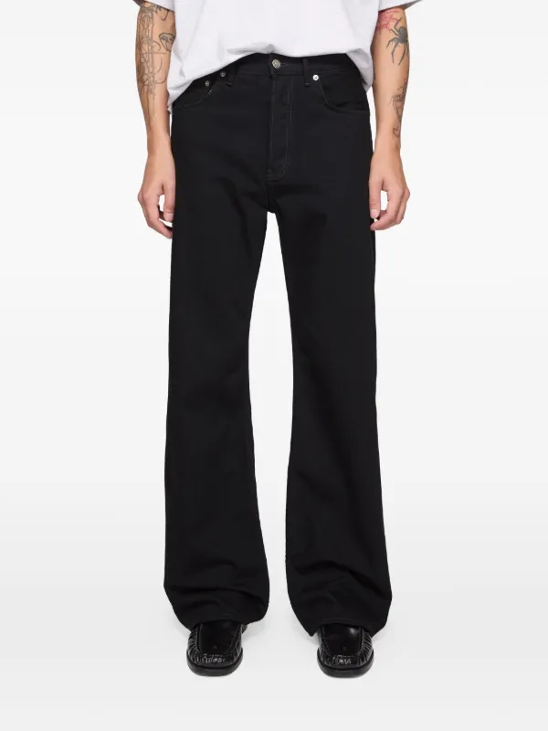 Acne Studios Regular Fit Jeans | Black | FARFETCH