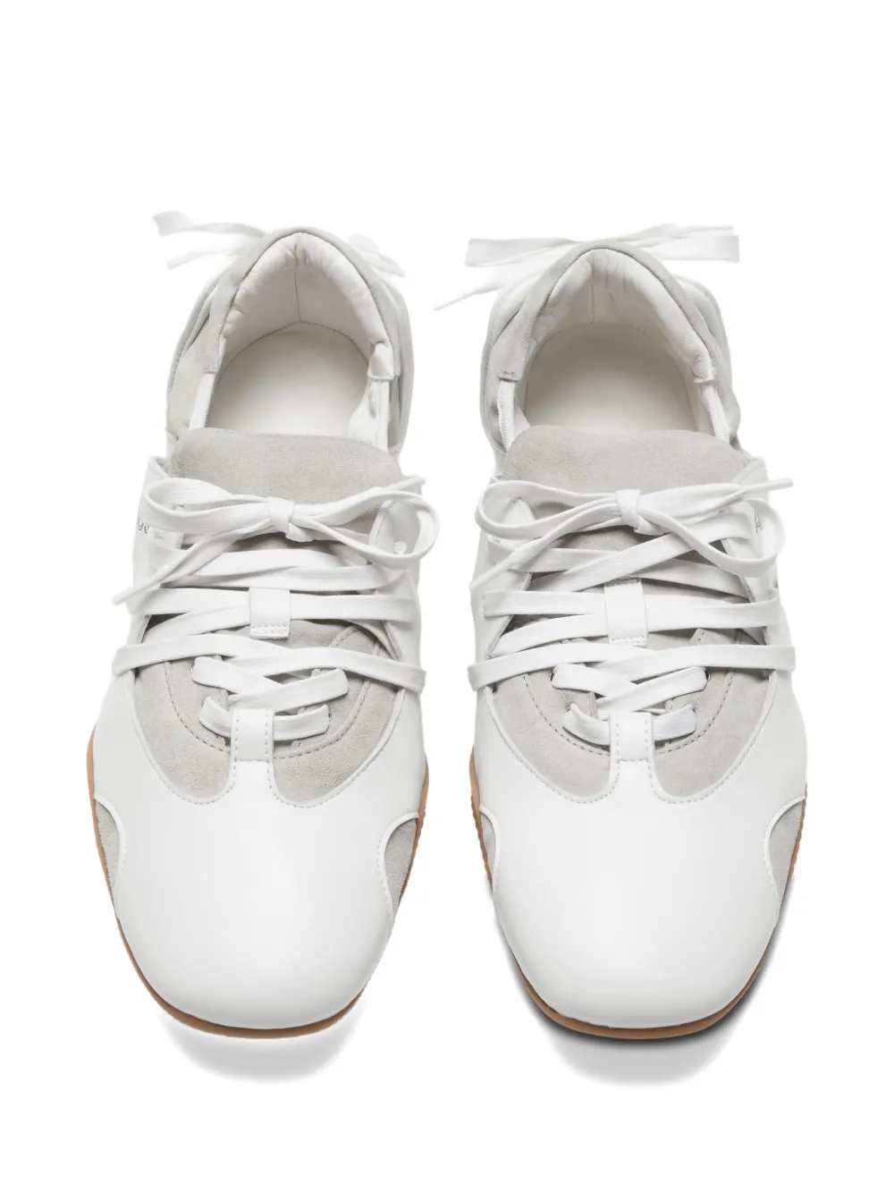 Acne Studios Sneakers met vlakken en uitgesneden details Wit