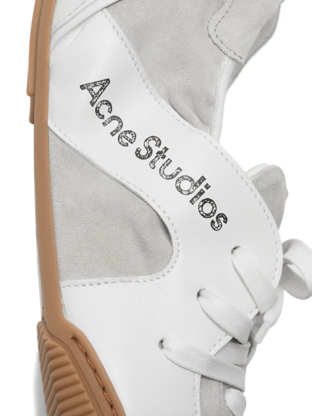 Acne Studios Sneakers met vlakken en uitgesneden details Wit