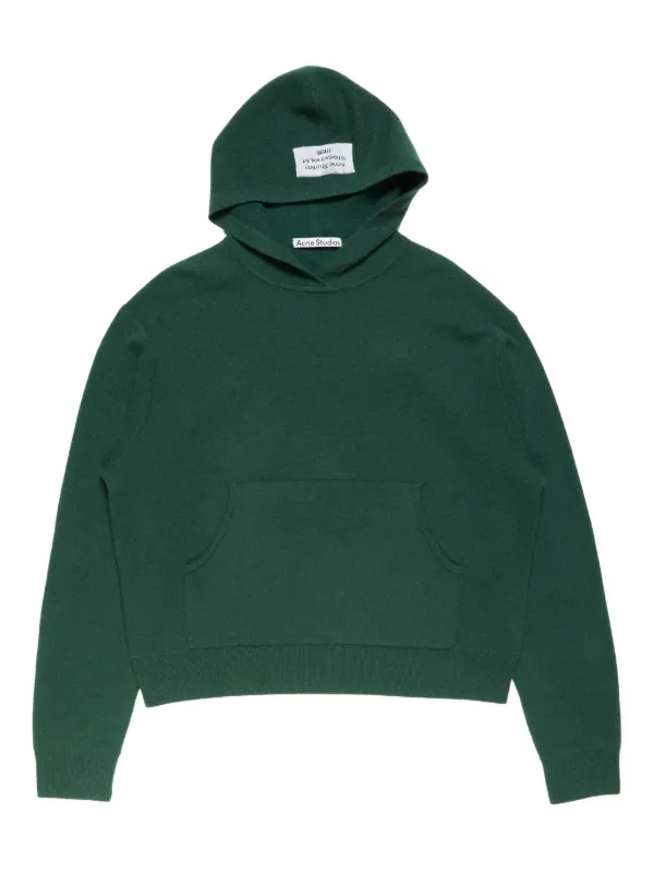 Acne Studios Cashmere Hoodie in Green