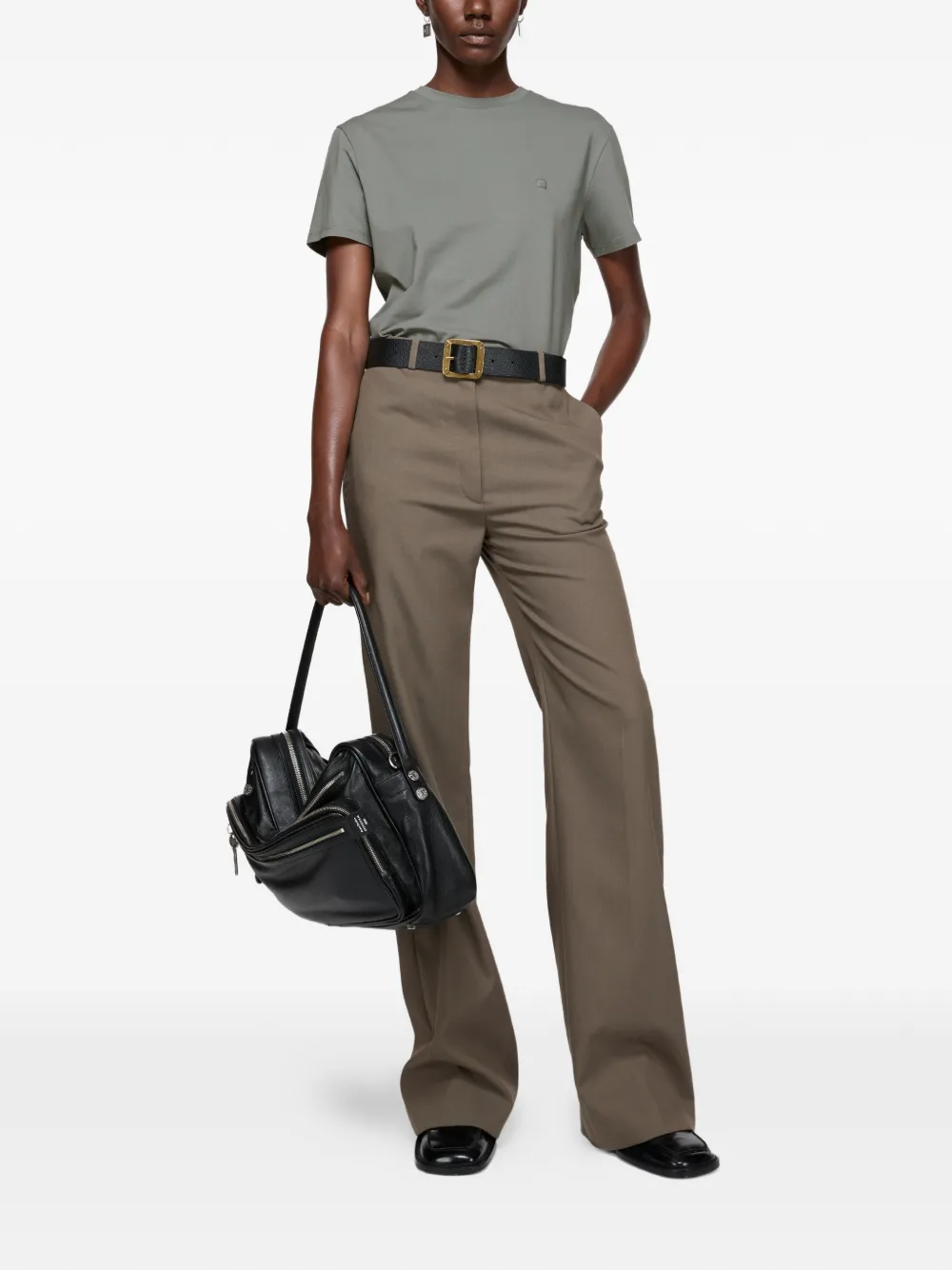 Acne Studios Regular-fit T-shirt Grijs