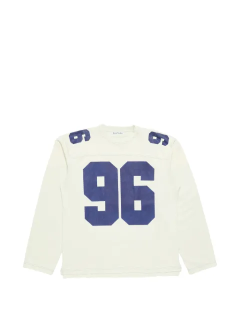 Acne Studios number-print long-sleeve sweatshirt