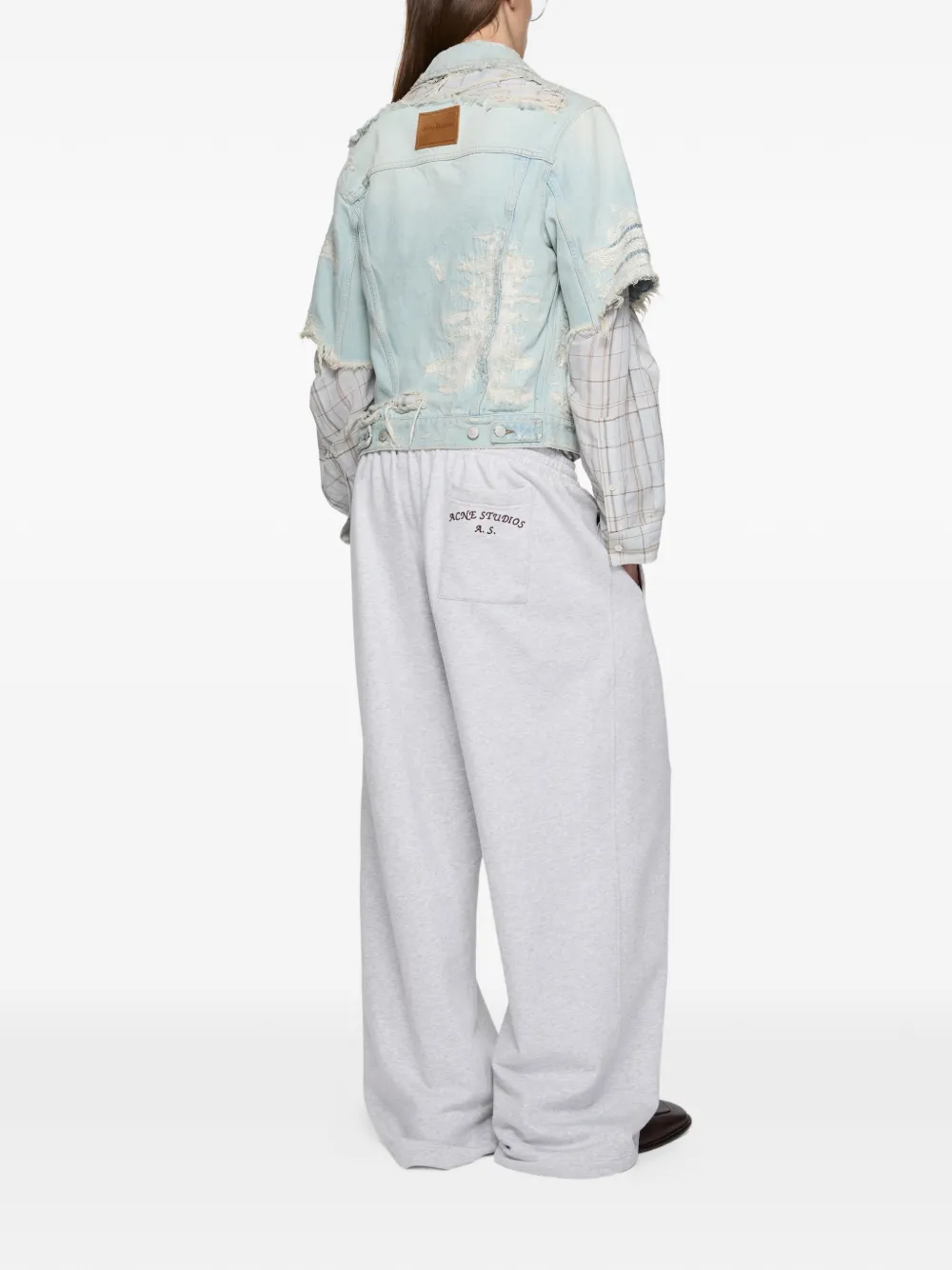 Acne Studios Hersteld denim jack Blauw