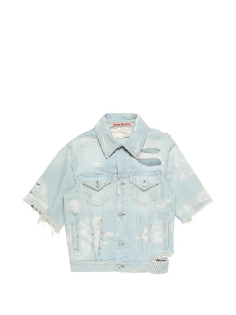Acne Studios distressed denim jacket