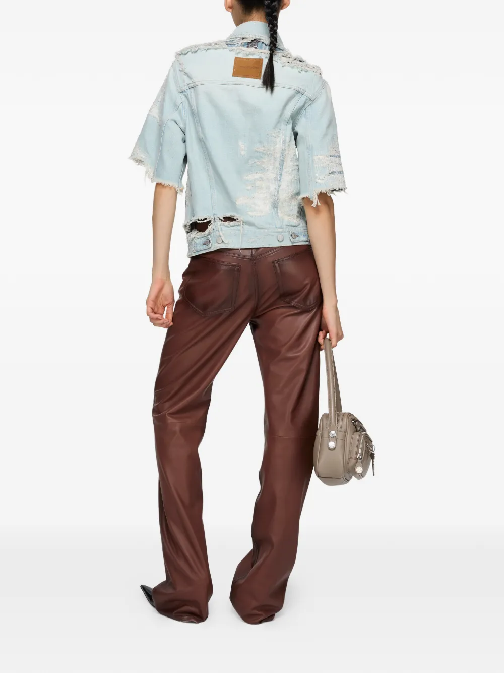 Acne Studios Hersteld denim jack Blauw