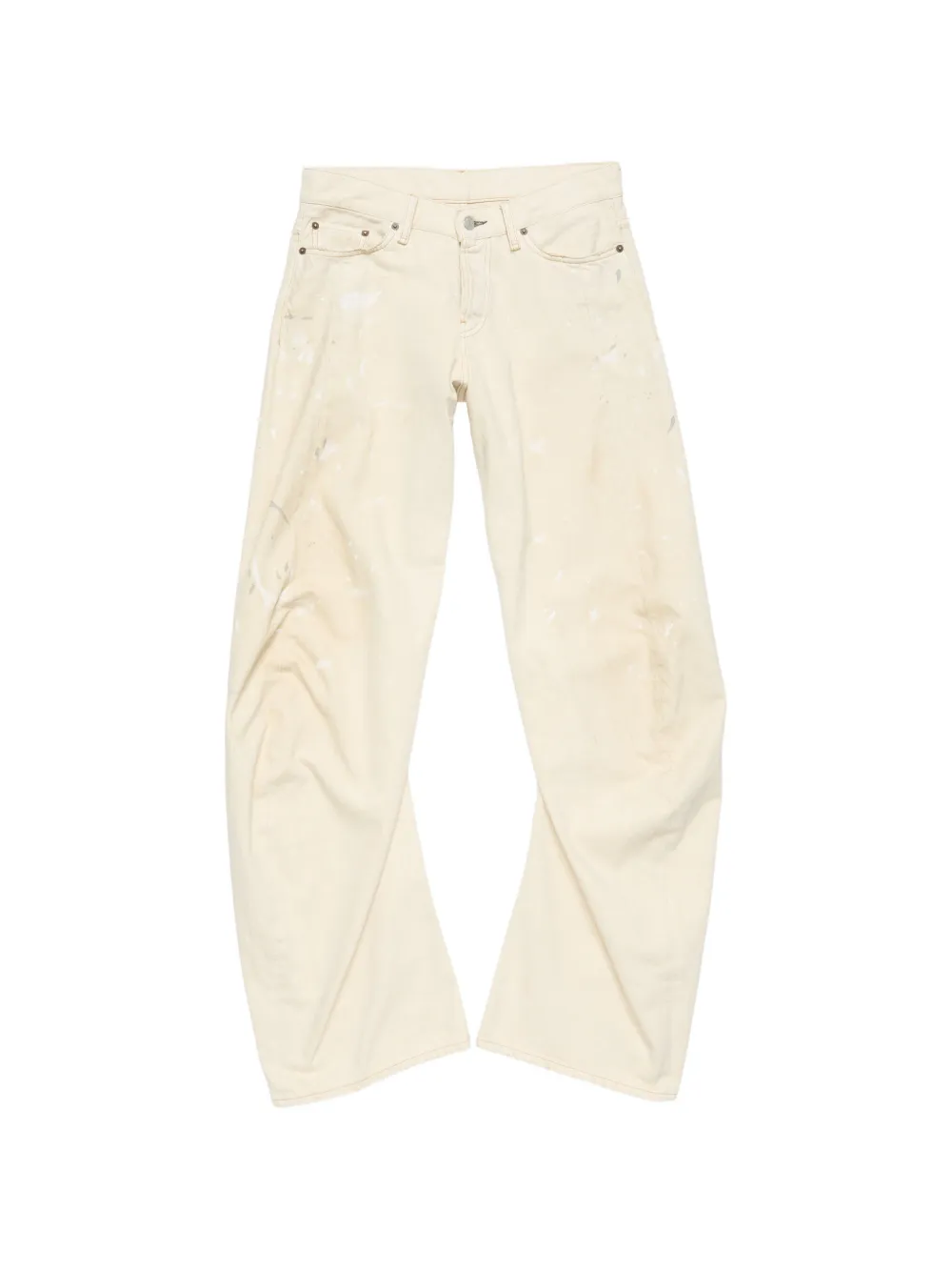 Acne Studios paint-splatter distressed jeans - Toni neutri