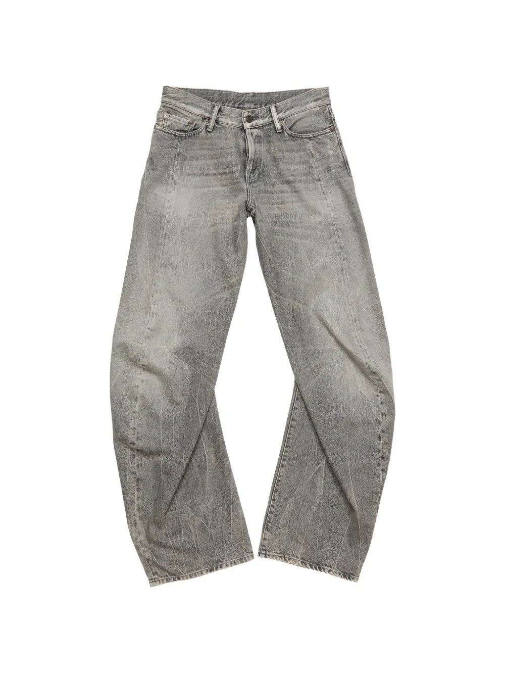Acne Studios Jeans con effetto schiarito - Grigio