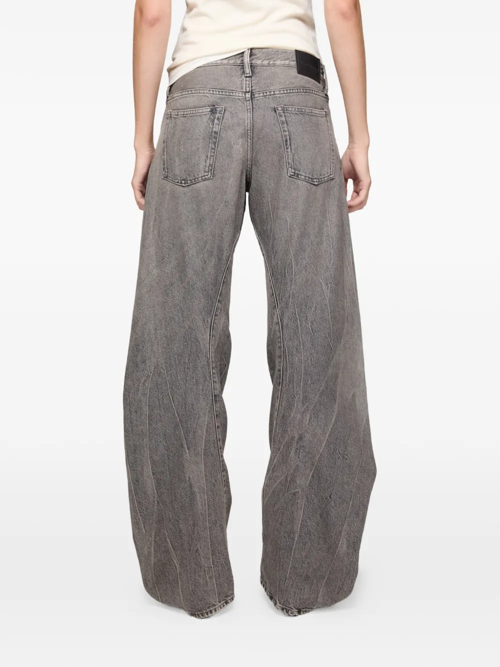 Acne Studios Jeans met wassing Grijs